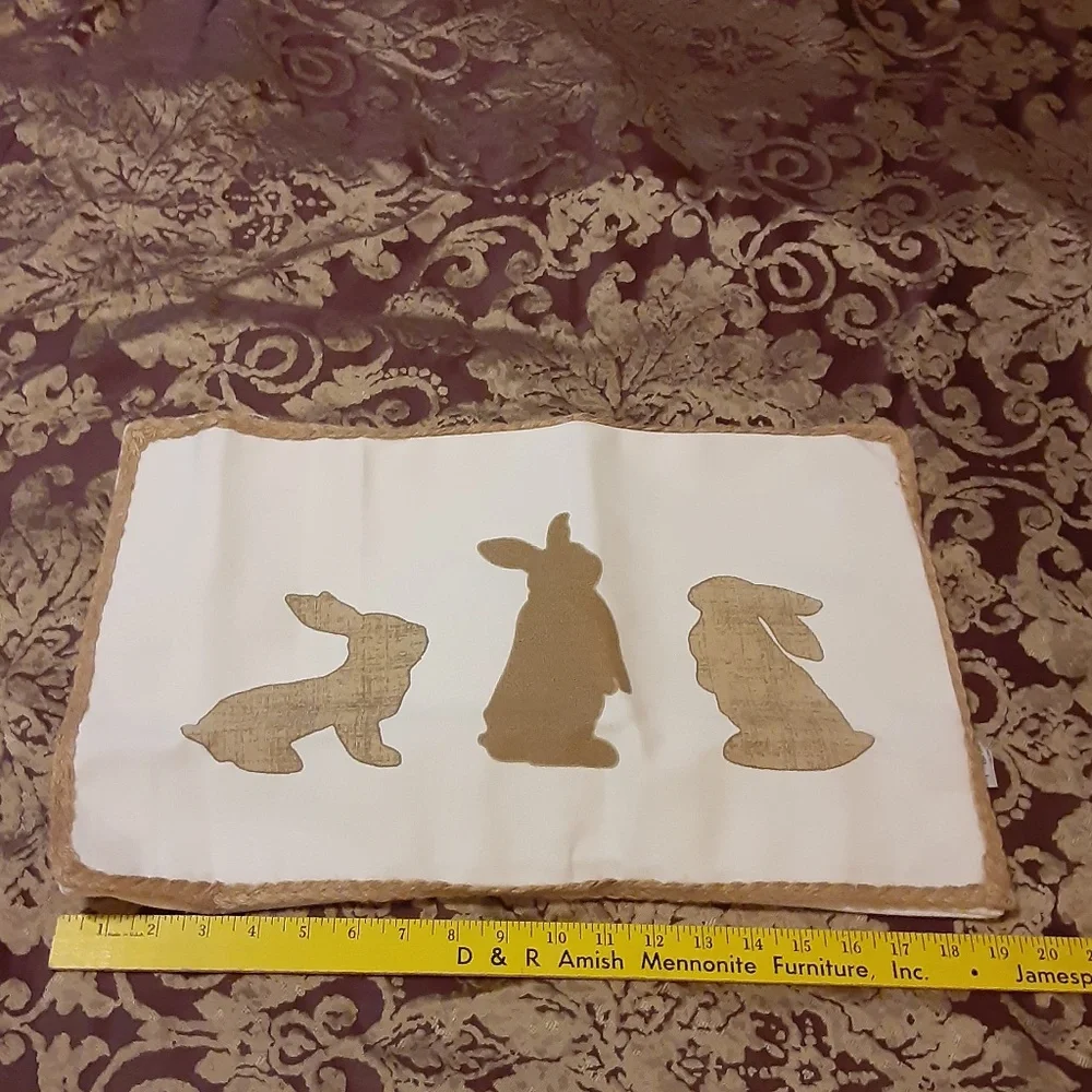 Bunny Rabbit Pillow Covers Set of 4